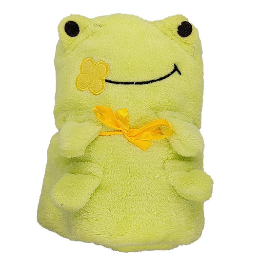 2-in-1 Soft Plush Blanket Plush Toy Frog