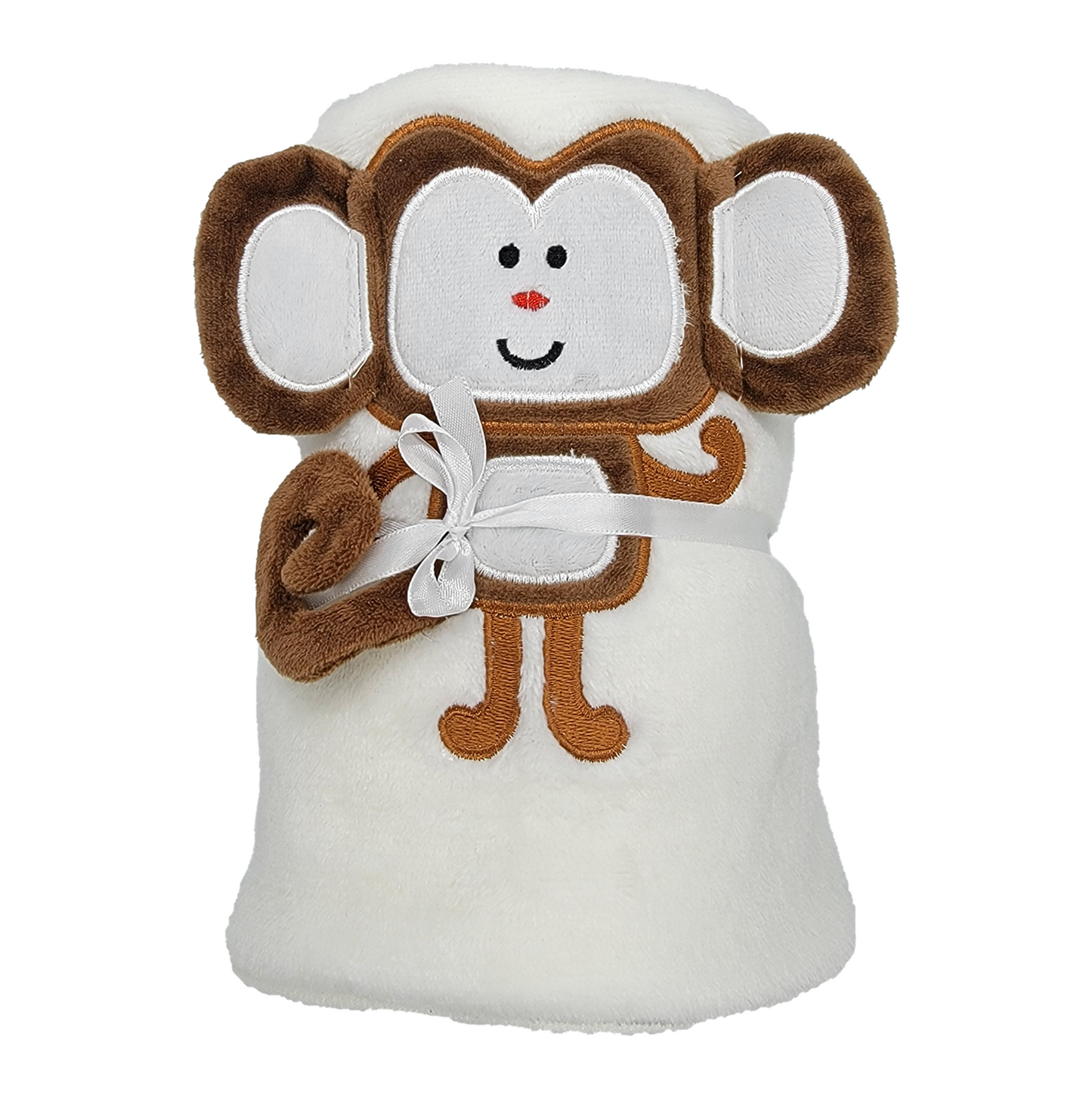 2-in-1 Soft Plush Blanket Plush Toy Monkey