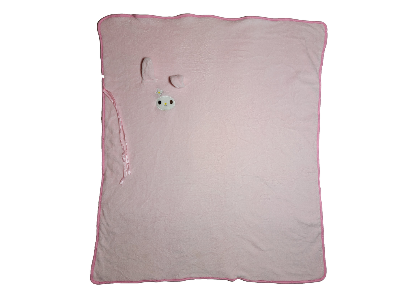 2-in-1 Soft Plush Blanket Plush Toy Pink Bunny